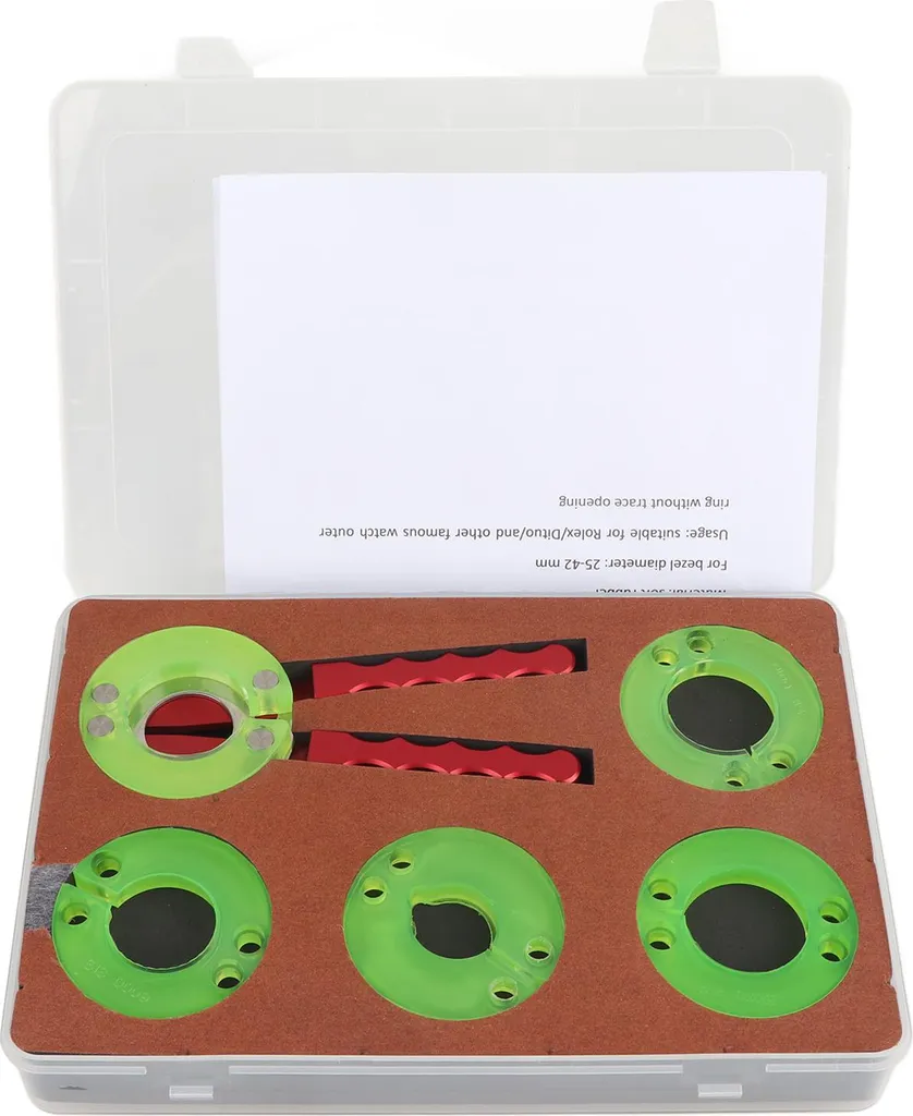 Kit extracteur de lunette et verre de montre pour réparation DIY