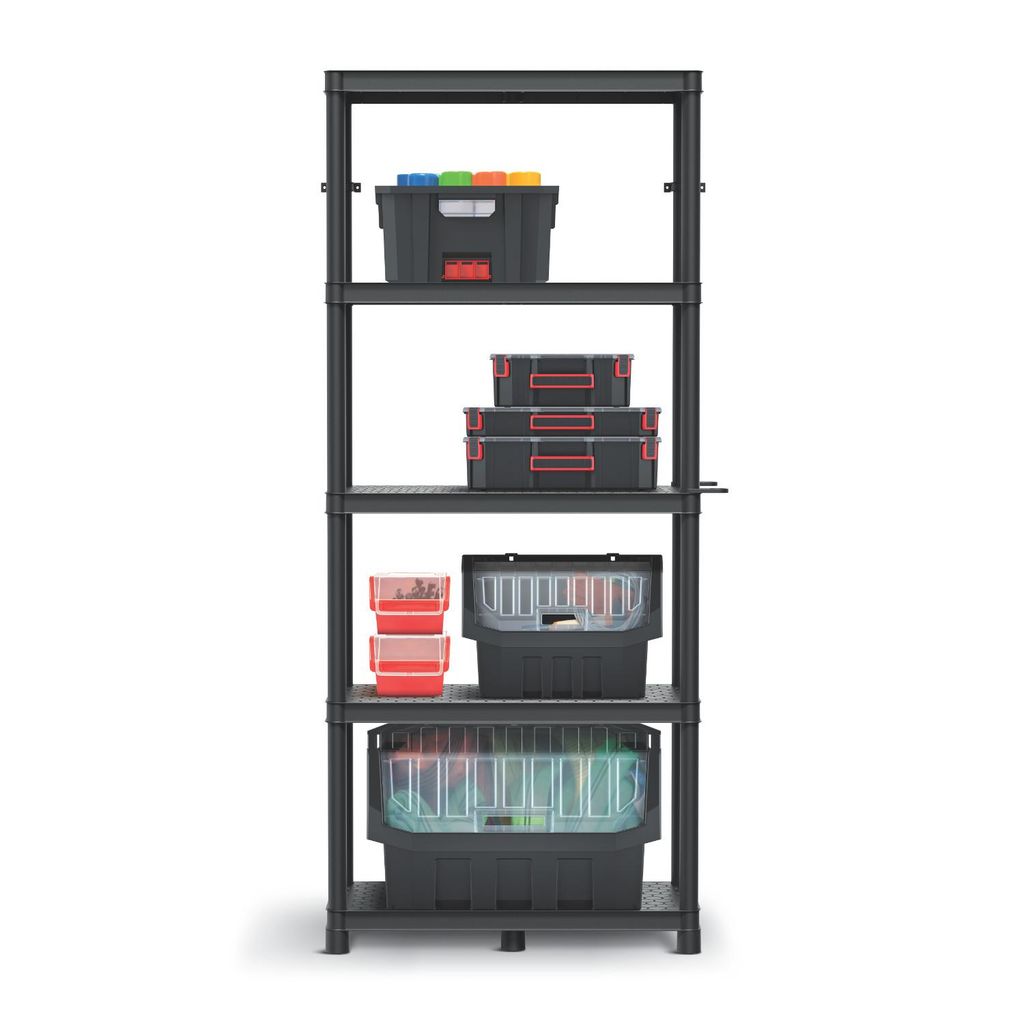 Regal Stackaro Solid 75 Kistenberg max. Gesamtbelastung 220 kg 5 Fachböden Wandmontage