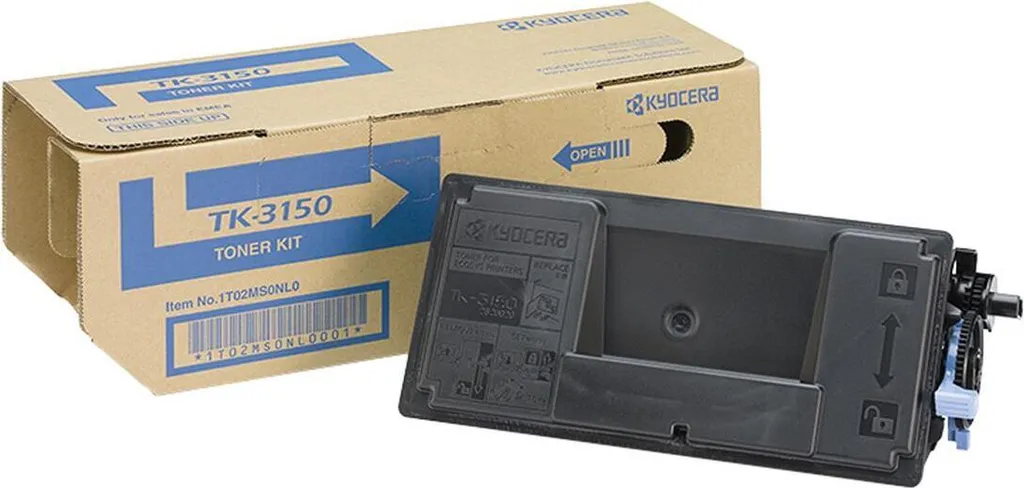 Kyocera toner TK-3150 noir original pour imprimante laser Ecosys M3550