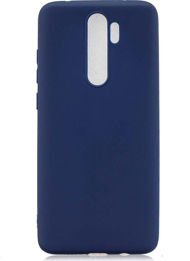 Für Redmi NOTE 8 Pro Soft Candy Farbe Frosted Surface Shockproof TPU Zurück Cover Handy Case Navy