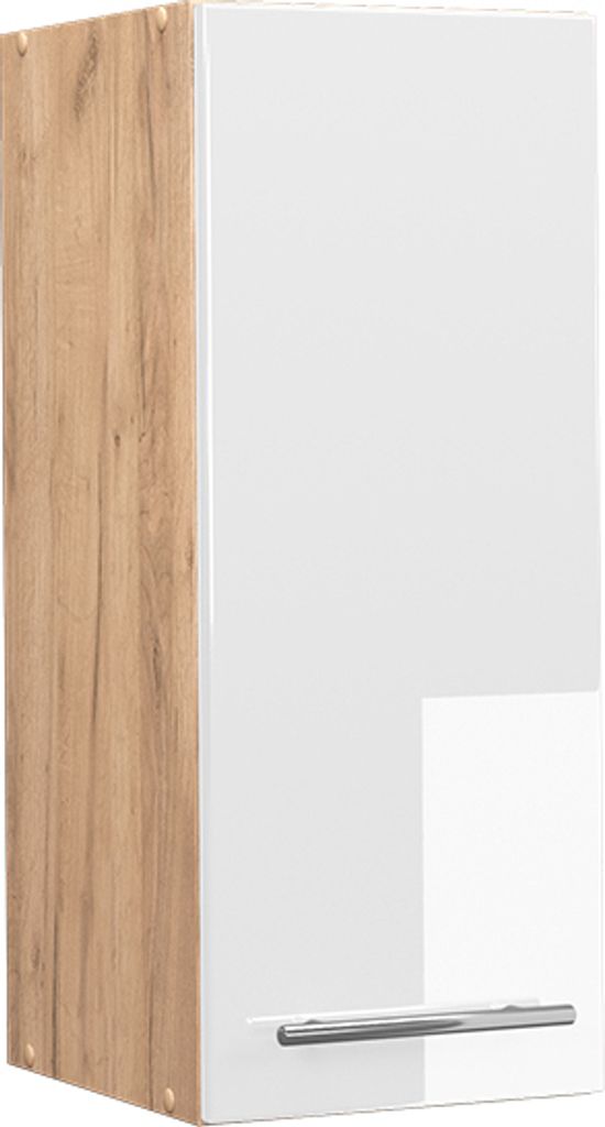 Hängeschrank Vicco Fame-Line Weiß Hochglanz 30 cm, Model Produktbild 