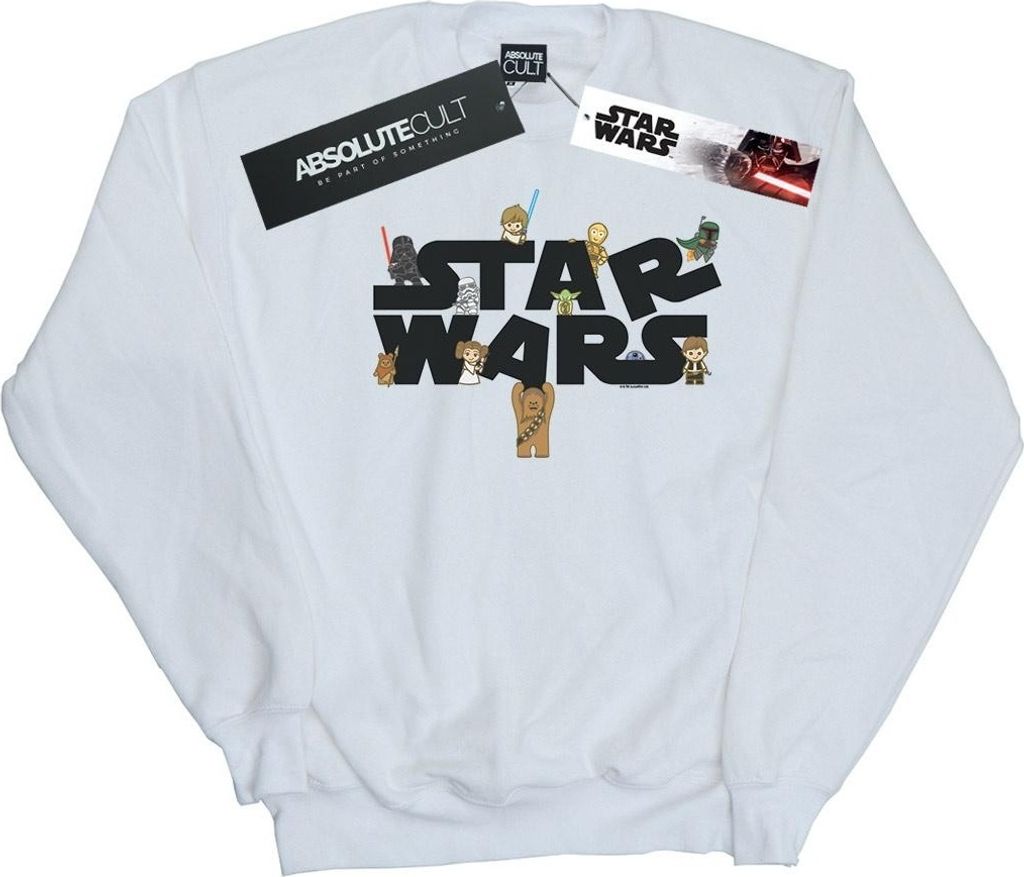 Star Wars - "Kiddie" Sweatshirt für Herren BI45853 (3XL) (Weiß)