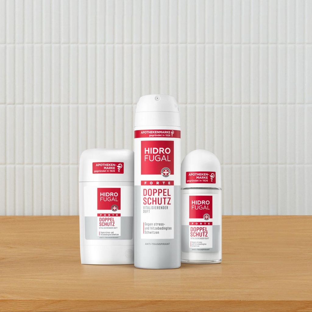 HIDROFUGAL Deo Forte Doppelschutz Roll-On 4 x 50ml