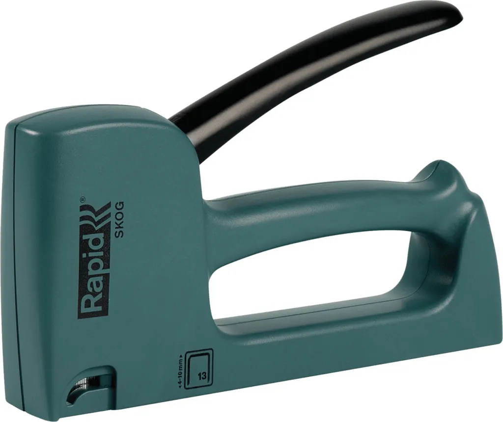 Fixez sans Effort avec la Cloueuse Rapid R13 5001619 - Anti-Fatigue Vert
