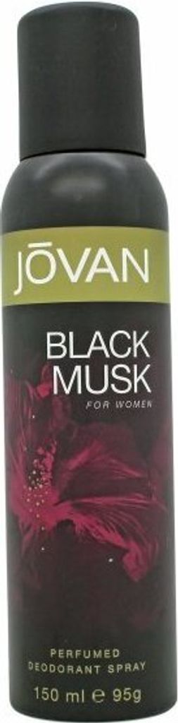 Jovan Black Musk Perfumed Deodorant Spray 150ml Produktbild 