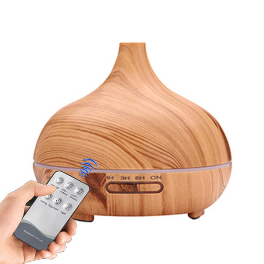 Aroma Diffuser 0,4L Luftbefeuchter Oil Ultraschall Humidifier Holzmaserung 