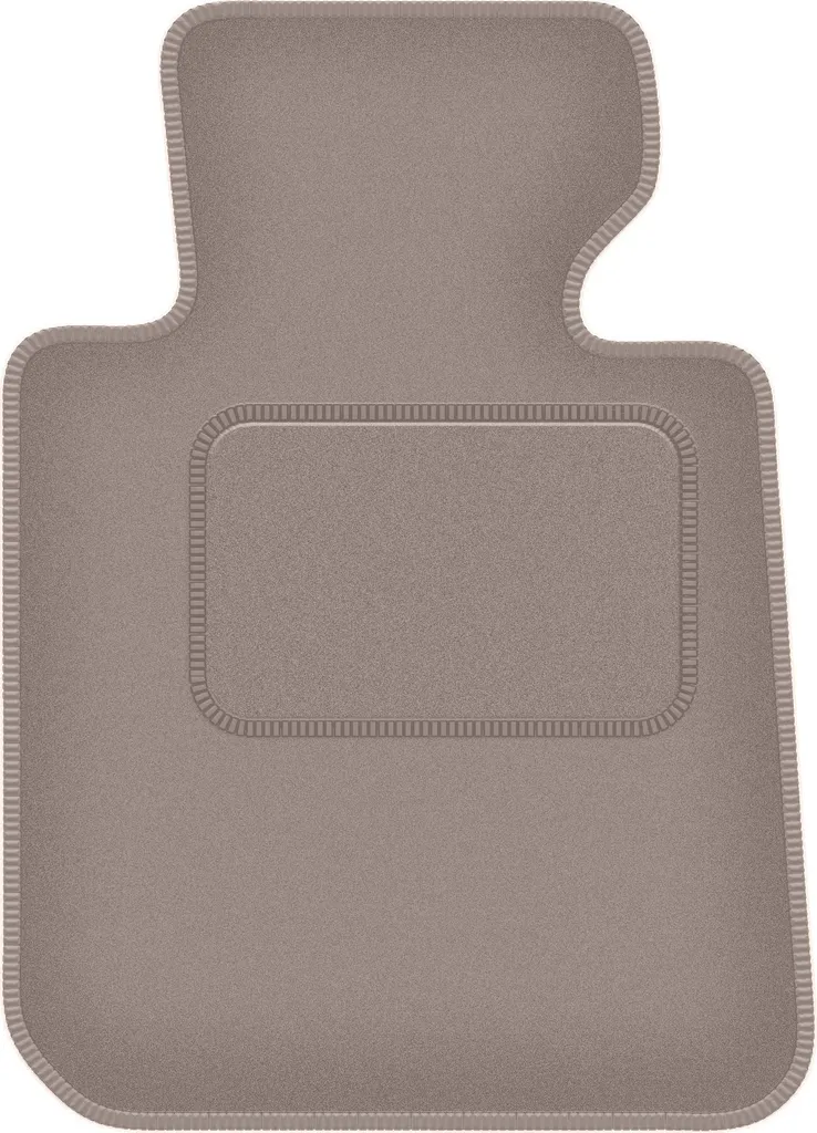 Tappetino Luxury Beige BMW 1 E81 Conducente Velluto Alta Densità
