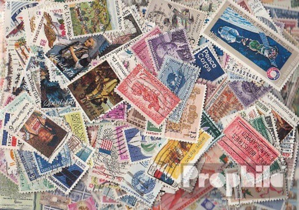 Briefmarken USA 300 verschiedene Sondermarken