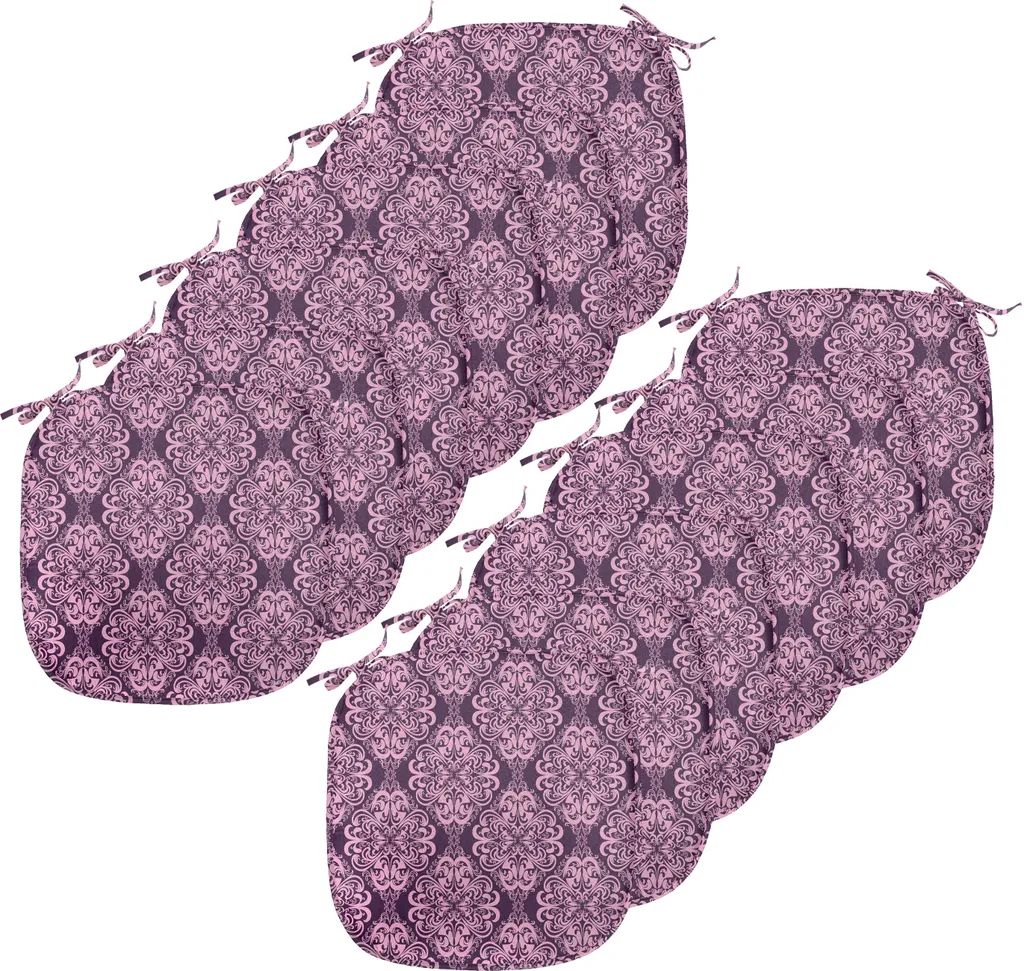 Coussin de Chaise Anti-Tache et Antidérapant - Lot de 12 Galettes 40x40