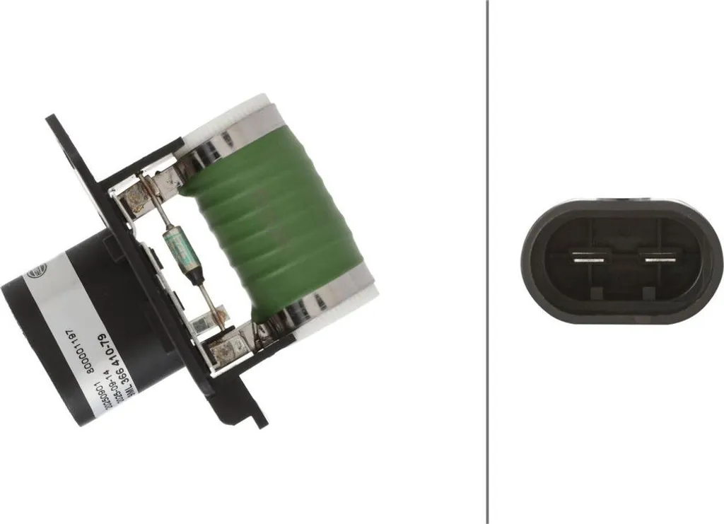 Résistance Ventilateur HELLA 2 Pôles 12V Haute Qualité pour Opel Corsa