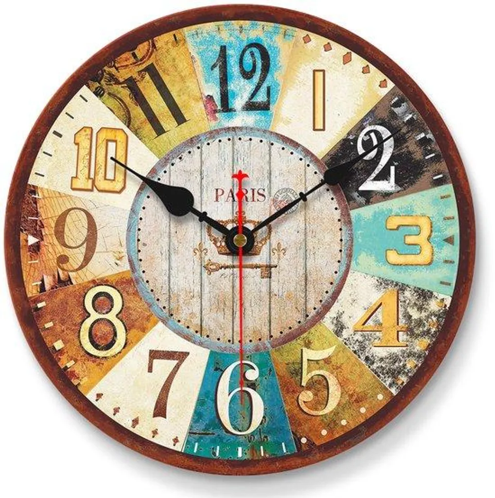 Horloge bois noir 20 cm - Design minimaliste et sobre pour votre salon