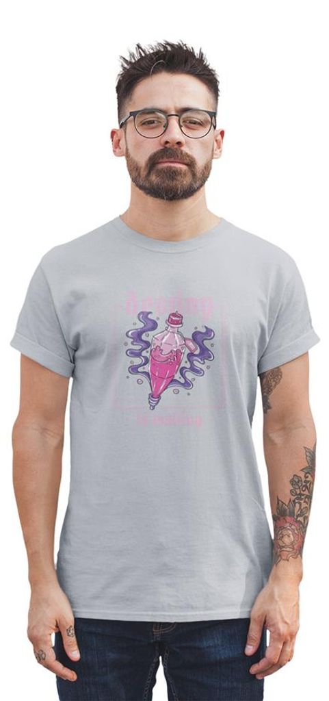 D&B Uni Polo ST00236 Destiny Grau-Größe 5XL