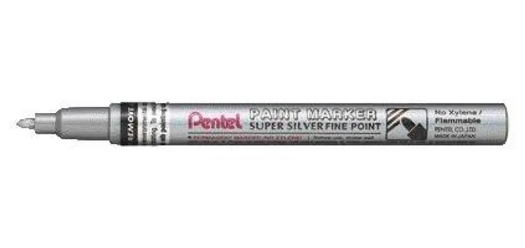 Marqueur Argent Permanent Pentel MSP10-Z à Encre Opaque - Pack de 12 - 2