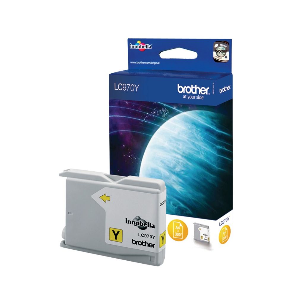 LC970Y BROTHER DCP Tinte yellow 300 Obrázok produktu 