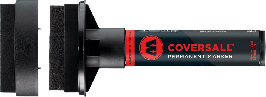 Molotow COVERSALL Marker 760PI Masterpiece 60 mm, signalschwarz