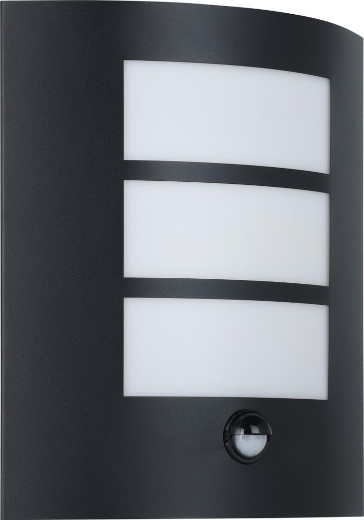 CITY Wand-/Deckenleuchte Lampe Beleuchtung - L23,5 x H26 x AL11 cm - schwarz - 1X40W exkl. - IP44