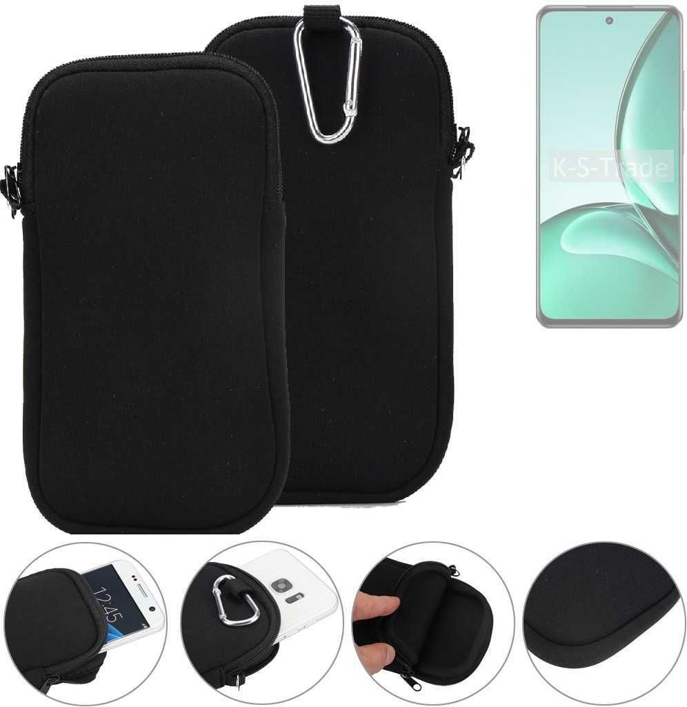 K-S-Trade Neopren-Hülle Handyhülle kompatibel mit Realme V60 Schutzhülle Neoprenhülle Sleeve Schutz-Hülle Gürtel Tasche Case Holster Handytasche