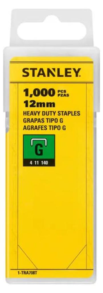 STANLEY Klammern Typ G 12 mm 1000 St. für Elektro- u. Produktbild 