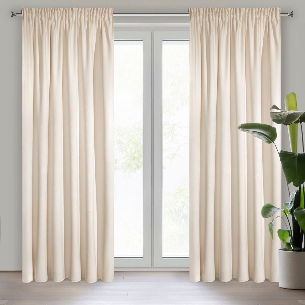 Eurofirany Vorhang VILLA hell beige 140X270 Kräuselband Produktbild 