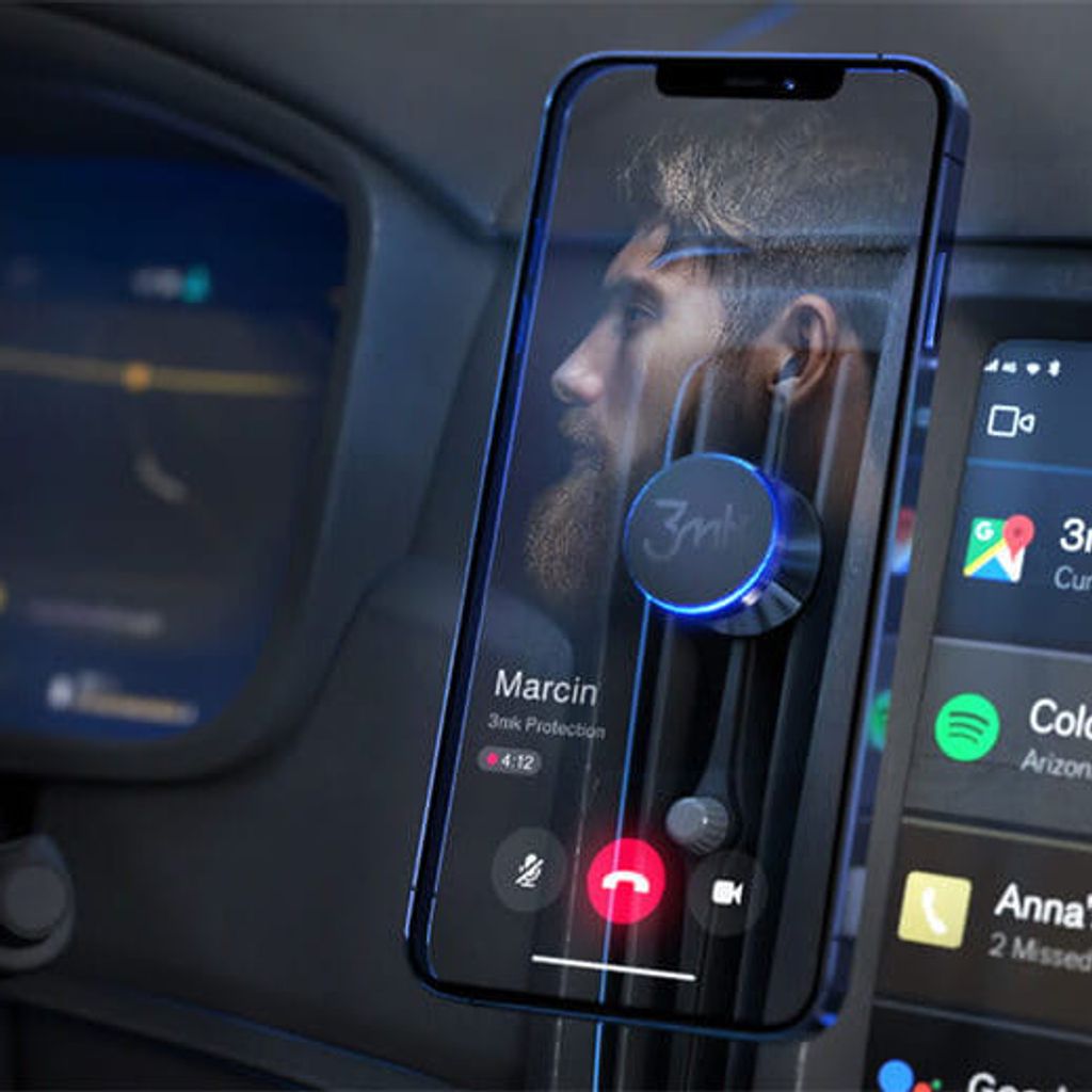 Magnetyczny uchwyt samochodowy na telefon 3mk Zdjęcie produktu 10