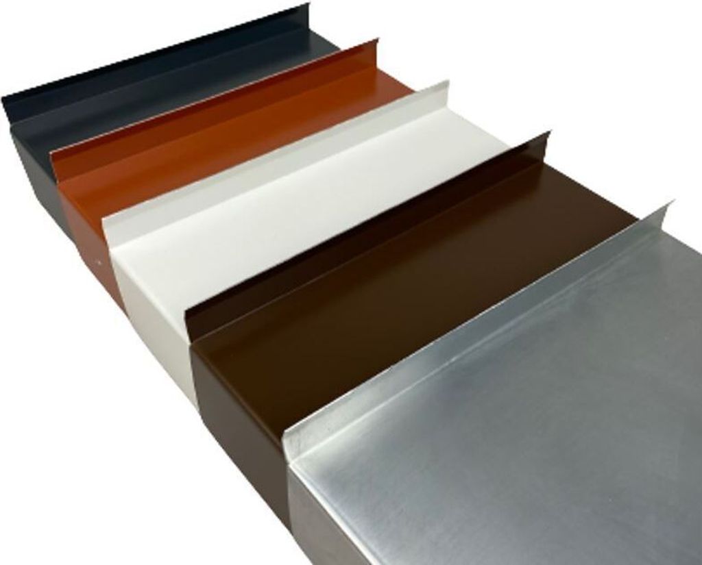 Wandanschluss für Mauerabdeckung Alu Anthrazit 1,5 mm Produktbild 1