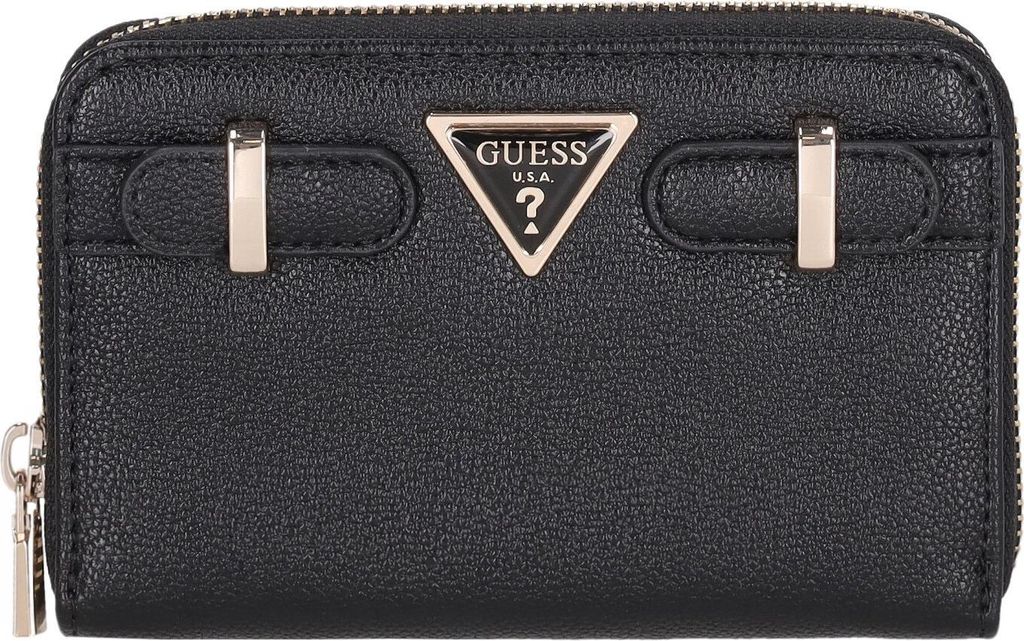 Guess Reißverschlussbörse Damen Eco Ali SLG Medium Zip Around (SWBG) black
