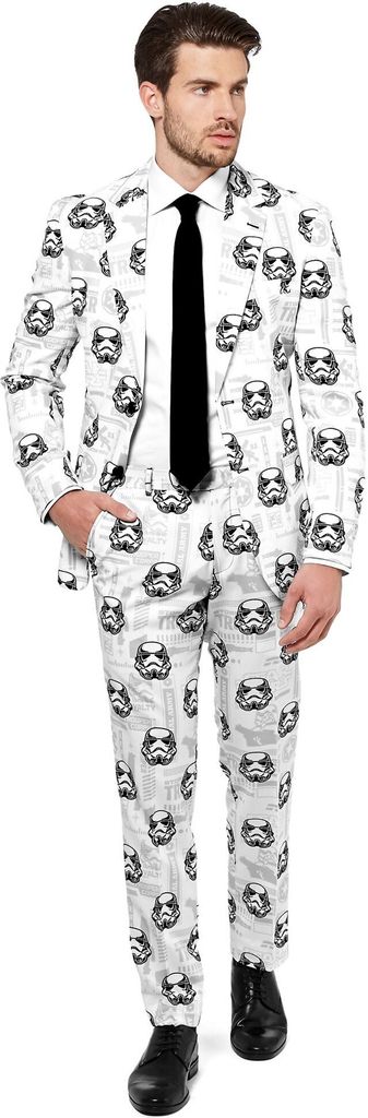 Stormtrooper Kostüm Anzug - für Karneval Halloween Größe: 52
