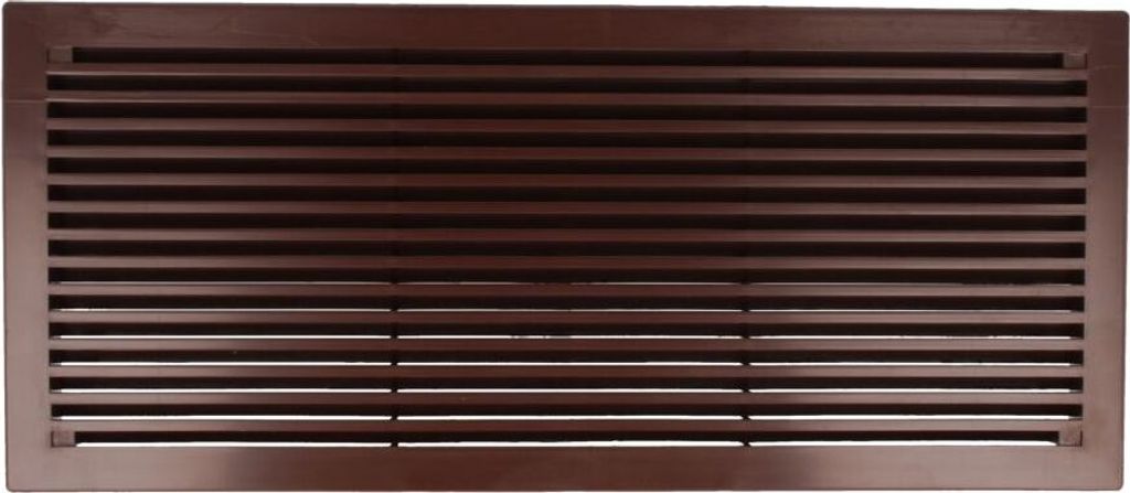 Badezimmerlüftung Kunststoff Mahagoni 290mm x 125mm Produktbild 