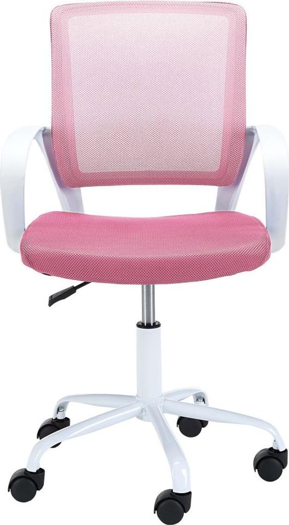 Kinderdrehstuhl ARNEA - weiß/rosa
