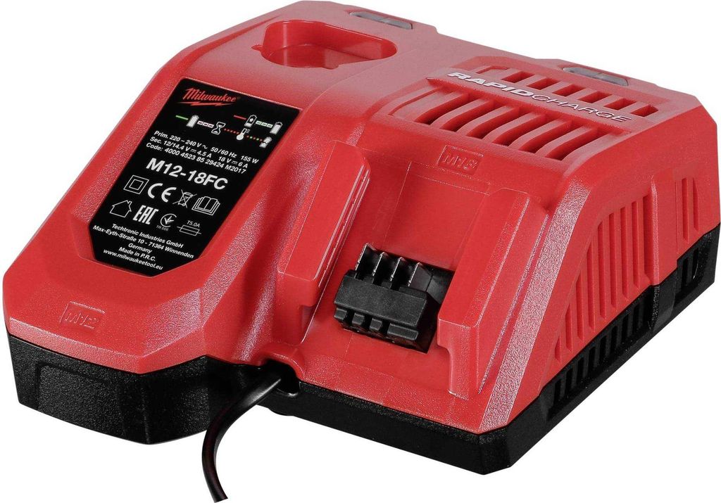 Milwaukee 4932451079 Milwaukee Rapid M12-18FC Ladegerät Obrázek produktu 