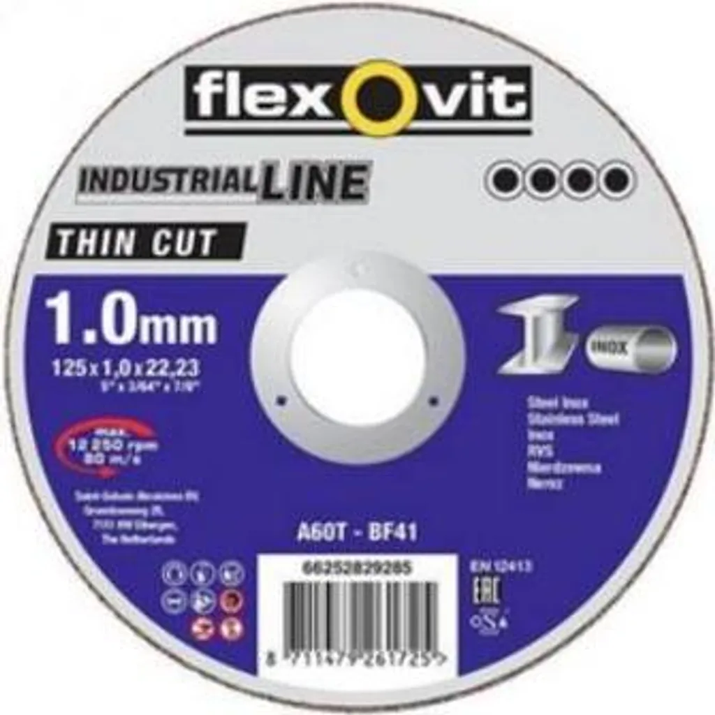 Coupez l'acier sans effort avec cette meule abrasive 125 mm haute précision