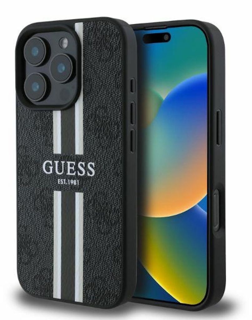 Guess 4G Printed Stripes MagSafe - iPhone 16 Pro Hülle Produktbild 