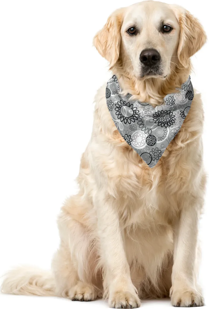 Sciarpa Bandana ABAKUHAUS per Cani e Gatti - Arte Garden Grigia