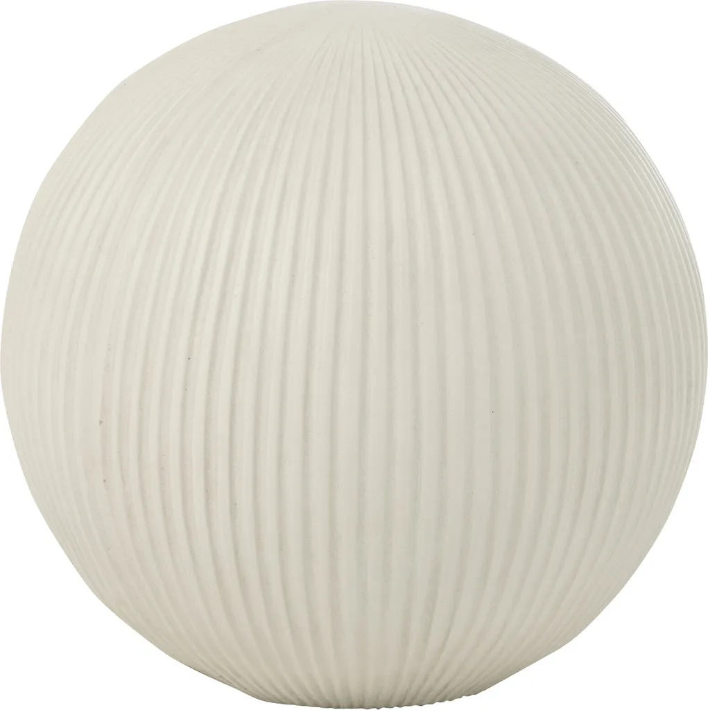 Boule Décorative Blanche J-Line pour Décoration de Table et Étagère