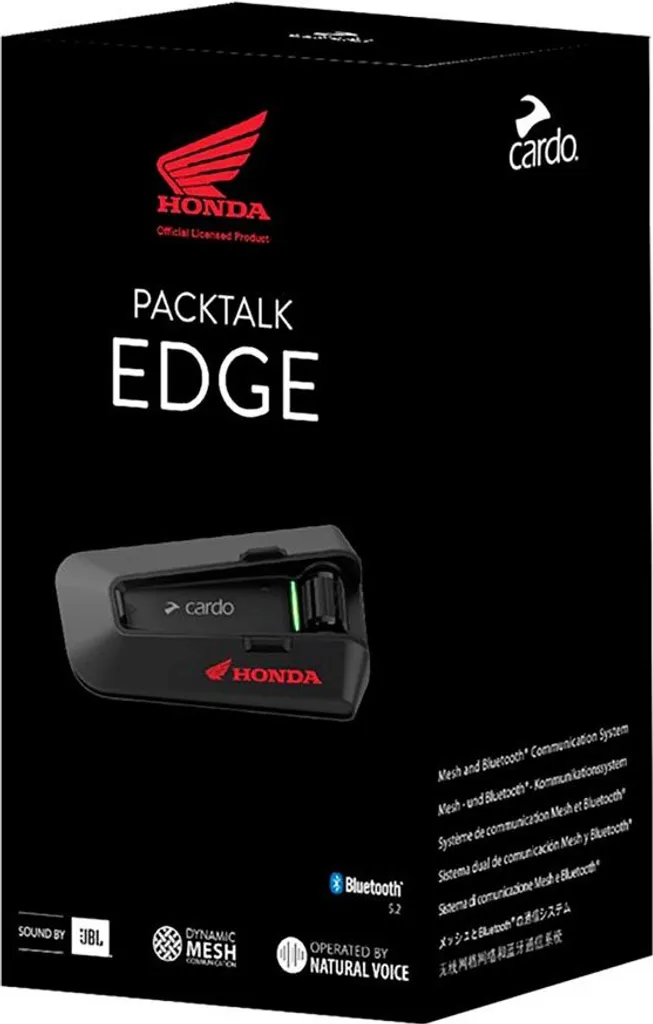 Intercom Cardo Packtalk Edge Honda CSPT200030 Bluetooth JBL Mesh