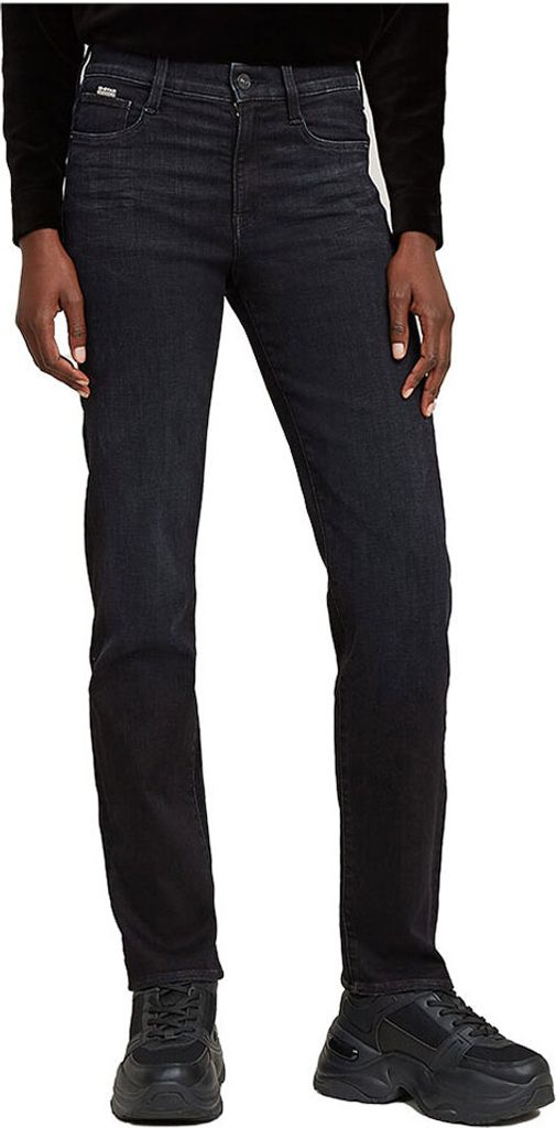 G-star Strace Straight Jeans Schwarz 27 / 30 Damen Schwarz 27