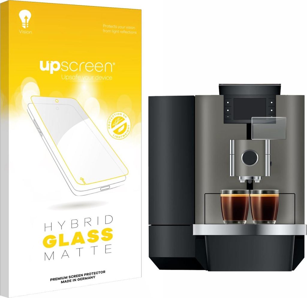 upscreen Entspiegelungs Schutzglas für Jura X10 Schutzfolie Panzer Folie Glas Display Schutz matt