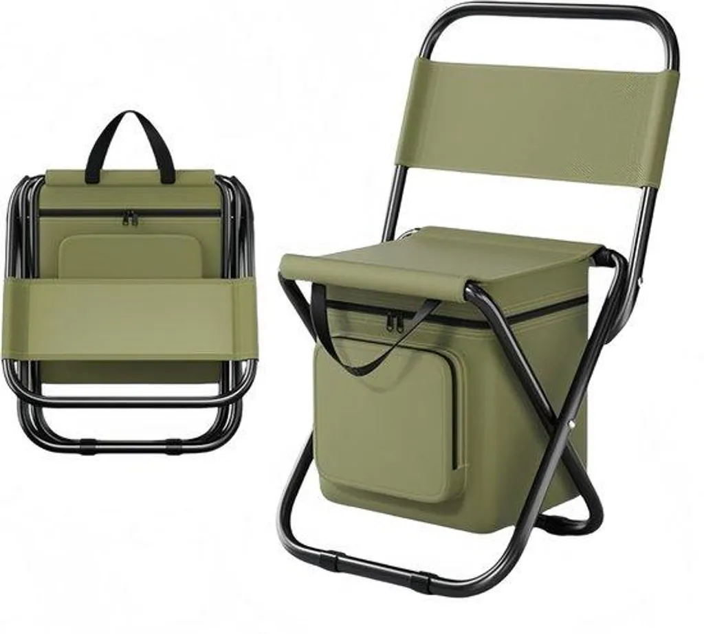 Siège de pêche pliable pour bivouac et pique-nique tout temps