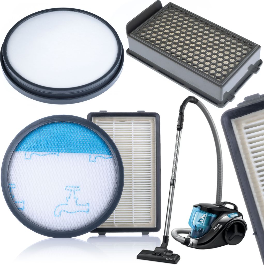Rosfix Lot de 4 Filtres pour Aspirateur – Compatibles avec Image du produit 