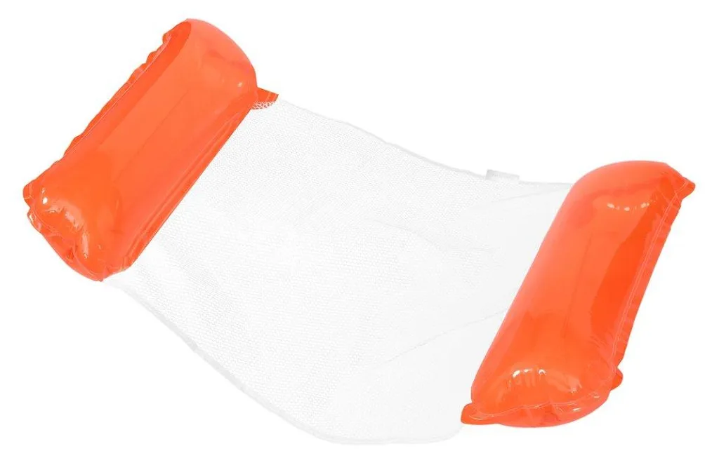 Matelas gonflable hamac orange néon Sunnylife pour la piscine