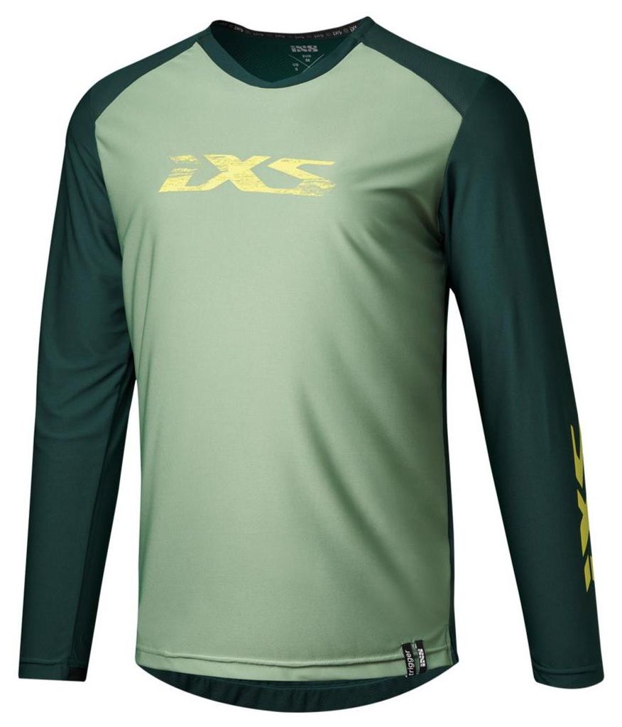 iXS Trigger Lite 1.0 Jersey Sage-Duck Green L