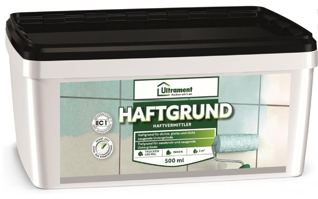 Ultrament Haftgrund Eco, Haftvermittler, für Innen, 500 ml Produktbild 