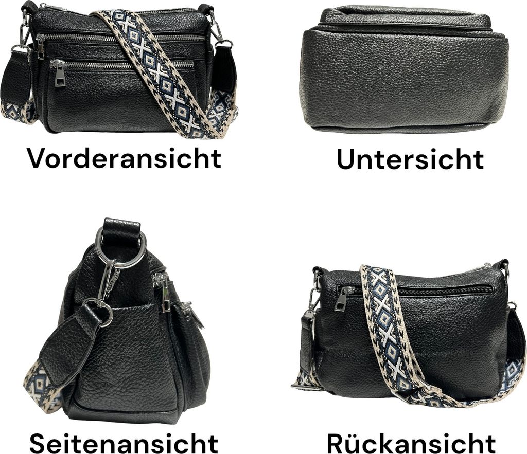 Umhängetasche Bauchtasche Handtasche Schultertasche Cross Produktbild 8
