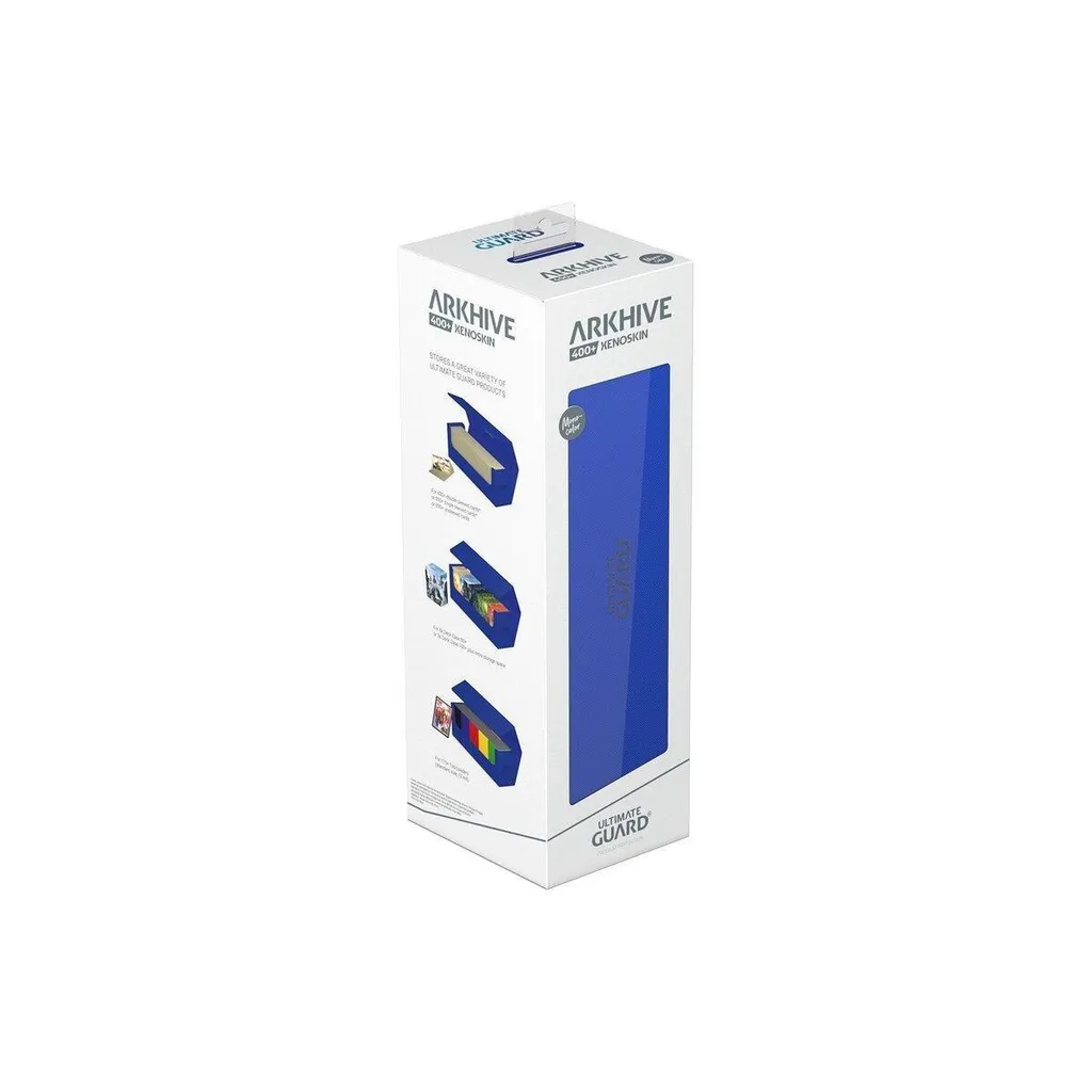 Arkhive 400+ Xenoskin Bleu : Coffret de Transport pour Decks de Cartes