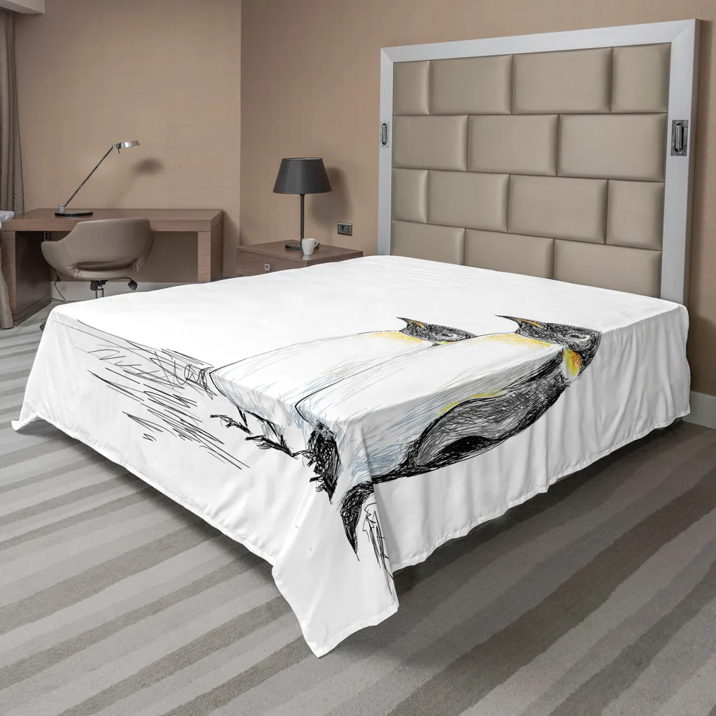 Lenzuolo ABAKUHAUS Animali Marini 266x260 cm | Microfibra Morbida