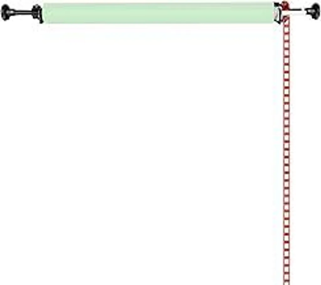 NEEWER Fotografia Rotolo singolo Sistema di supporto per sfondo con montaggio a parete manuale con 2 ganci singoli, 2 barre di espansione, 1 catena, capacità di carico: 22 lb/10 kg