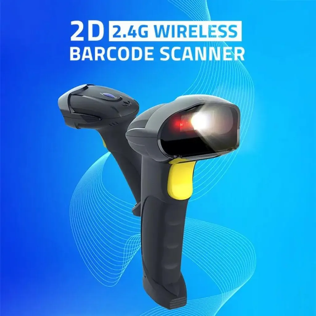 Scanner de codes-barres 2D sans fil Qoltec avec technologie 2.4 GHz - 7