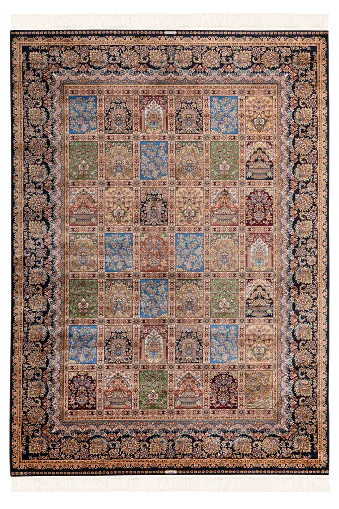 Teppich My Babylon of Obsession 301 navy, Farbe:NAVY, Größe:140 x 200 cm