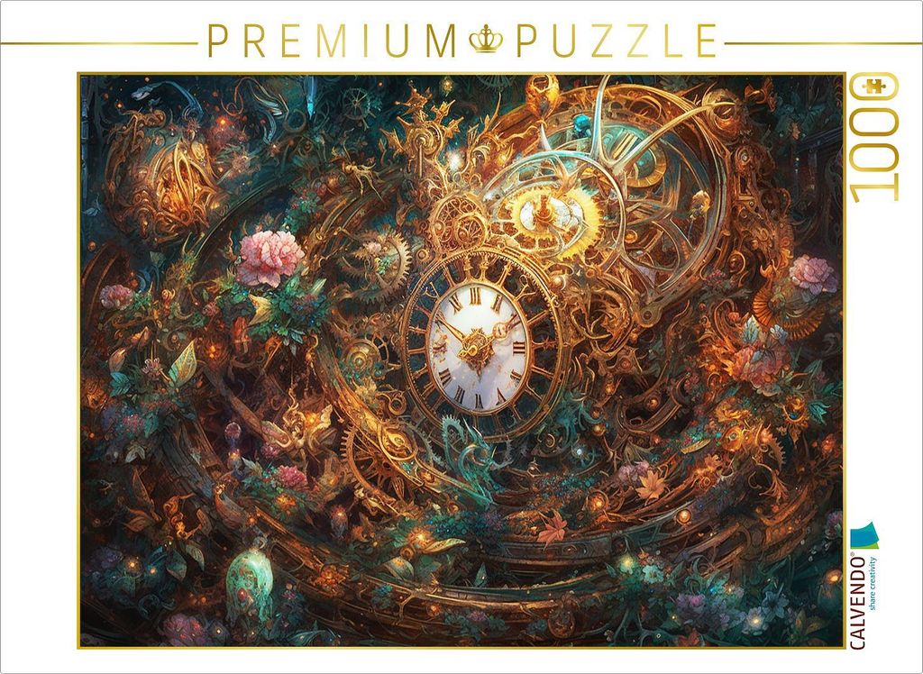 CALVENDO Puzzle Goldene Zeit | 1000 Teile Lege-Größe 64x48cm Foto-Puzzle für glückliche Stunden