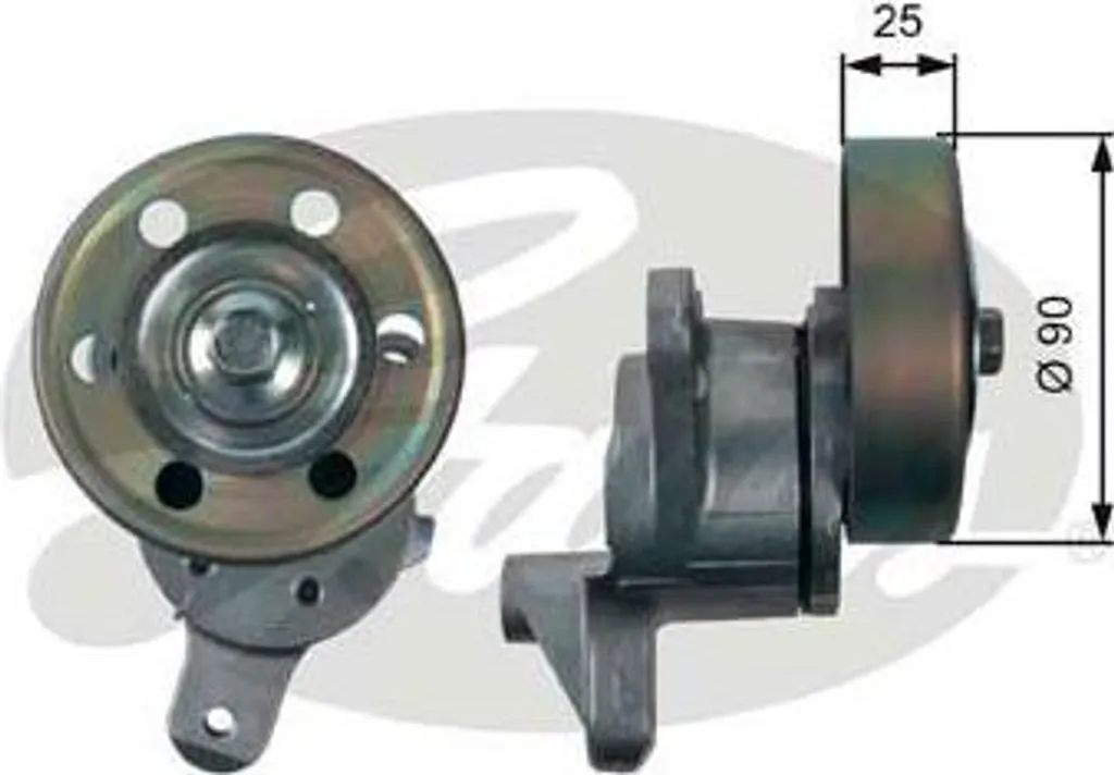 Entretien moteur : Tendeur de courroie T39154 pour Toyota RAV 4 et Previa